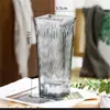 Jarrón de cristal en forma de cono, estilo ins nórdico, jarrón transparente grande y simple para bambú hidropónico, decoración de arreglo floral de escritorio y sala de estar