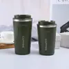Acero inoxidable 304 taza de café al por mayor taza para coche moda taza de café al vacío moderna simple oficina taza térmica