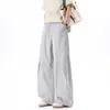 Pantalones casuales estilo americano con un diseño deconstruido, versátiles de corte holgado, modernos, de secado rápido, para exteriores, senderismo, casual para hombre en verano