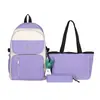 Nuevas Mochilas Escolares Sencillas para Estudiantes de Secundaria, Mochilas de Tutoría de Aspecto Elegante, Mochilas Escolares Coreanas de Moda de Gran Capacidad