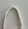 Cordón Hueco Negro y Blanco Cuerda Trenzada Sólida Accesorios para Zapatos y Sombreros Color Mixto de Alta Calidad Resistente al Desgaste Adorno de Zapato Cordón
