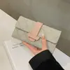 Amazon comercio exterior transfronterizo billetera mujeres PU esmerilado tres pliegues simple monedero largo de mano para mujer bolso de mano al por mayor