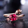 Anillo Cerrado Sencillo y Artístico Estilo Coreano con Forma de Hoja, Venta al por Mayor Directa de Fábrica, Suministro Transfronterizo