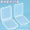 Cajas para Tarjetas SD Simples y Dobles, Cajas para Tarjetas de Memoria TF, Cajas para Tarjetas de Teléfono Móvil CF, Cajas para Tarjetas SIM, Cajas Pequeñas de Plástico Blanco para Almacenamiento