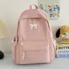 Mochila Escolar para Meninas, Estilo Japonês, Adequada para Alunos do Ensino Fundamental das Séries Três a Seis, Versátil e Simples, Grande Capacidade, Mochila de Estilo Fresco para Alunos do Ensino Médio