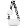 2025 Nueva Llegada Estilo Japonés y Coreano Combinable Material PU Simple Casual Bolso de Hombro Cruzado Bolso de Mujer Correa Ancha para el Hombro Bolso Cuadrado Pequeño