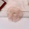 Goma para el pelo de malla grande con cuentas estilo coreano de alta gama, Lazo para el pelo de perlas, Diadema elástica simple, Accesorio para el cabello