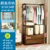 Armario Mayorista Estante de Almacenamiento Simple para Dormitorio Perchero de Pie Nanzhu Gabinete de Ropa Multifuncional para el Hogar Almacenamiento