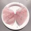 Faixa de Cabelo de Pérola da Moda Acessórios de Cabelo para Crianças Pequenas-Elegante Faixa de Cabelo com Véu de Renda Acessórios de Vestuário Acessórios de Bolsa