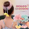 Goma para el Cabello de Flor de Tulipán para Niñas, Chongo Dulce Estilo Scrunchie, Estilo Princesa Nuevo Accesorio para el Cabello 2026