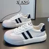 Sapatos Femininos de Malha Respirável Finos para o Verão, Tênis de Treino Alemães de Couro Genuíno, Tênis de Solado Grosso, Sapatos Esportivos Casuais Leves e Versáteis