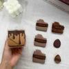 Chocolate Biscuit Puff Foundation Special Mini Thumb Puff Corretivo Maquiagem Vestir Ferramentas Úmidas e Secas