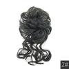 Peruca cabeça de bola fofa natural botão de flor cabelo em espiral artefato elástico cabelo cacheado cabelo liso anel clipe de aderência simulação botão de cabelo