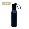 Botella de cola de tapa plana de 450 ml, doble capa, aislamiento al vacío, taza fría y caliente, acero inoxidable 304, venta al por mayor transfronteriza, comercio exterior