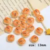 Acrílico Desenho Animado Fofo Pão Biscoito Comida Contas Impressas Contas Soltas Joias DIY Pingente Acessórios Material