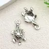 Accesorios para Joyería DIY Aleación de Zinc Corazón Estrella de Cinco Puntas Dijes Pendientes Hechos a Mano Collares Colgantes Venta Directa al Por Mayor desde el Fabricante