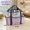 Bolsa de Almacenamiento para Juguetes de Playa para Niños, Bolsa de Malla de Gran Capacidad, para Natación al Aire Libre, Lado del Mar, Transportar Traje de Baño, Bolso de Malla