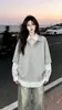 Moletom Tendência e Único Dois em Um para Mulheres, Moda Outono/Inverno 2026 Estilo Americano Marca de Moda, Gola Polo, Top Casual de Nicho de Alta Qualidade