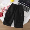 Q04 Roupas de Outono para Meninos Calças Novo Estilo Crianças Pequenas e Médias Calças de Trabalho Primavera e Outono Frescas Bonitas Meninos Bebês Calças Casuais Largas