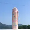 Taza de Agua de Dibujos Animados de Alto Valor, Gran Capacidad, con Cuerda, Vaso de Plástico Rebotante, Taza Linda para Estudiantes y Niños, Venta al por Mayor desde el Fabricante
