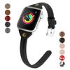 Adecuado para Apple Watch Cintura Delgada Correa Delgada de Cuero Genuino Apple Iwatch11098 Hebilla Modelo Adelgazante en Forma de T para Mujer