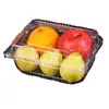 Caixa de Embalagem Descartável para Frutas Bandeja de Embalagem Retangular Plástico Transparente Morango Melancia Fruta Cortada em Pedaços de 0,5kg