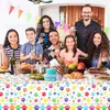 Zb284 Mantel de Patas de Perro Hueso Colorido 130*220cm Mantel Desechable para Fiesta de Cumpleaños Mantel de Mesa para Fiesta Pe