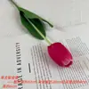 Flor Artificial Tulipa Única Decoração de Mesa de Jantar em Casa Colocação Flor Falsa Adereços de Fotografia de Casamento Enfeites Comércio Exterior Transfronteiriço