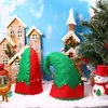 Chapéu de feltro de elfo de Natal infantil adulto Chapéu de elfo do Papai Noel Acessórios de chapéu de fantasia de elfo de Natal