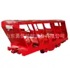 Veículo de transporte de pessoal e equipamentos com eixo inclinado montado em trilho para túneis de mineração; veículo de transporte de pessoal e equipamento com eixo inclinado tipo garra