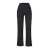 Pantalones Sexy Acampanados Micro Acampanados Estilo Deseo Puro para Mujer Otoño e Invierno Nuevo Elástico Cintura Alta Acampanados Ajustados Casuales