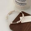 Pulsera de perlas naturales de agua dulce de moda, estilo lujoso y ligero, pulsera de temperamento de alta calidad, regalo Qixi de nicho, pulsera para novia femenina