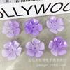 Pétalos de flor de peonía con degradado de gelatina, accesorios de cuentas hechos a mano, flor de cinco pétalos, flor de cinco hojas, material de flor artificial al por mayor