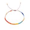 Miyuki Miçangas de Arroz Pulseira Extremamente Pequena Nicho Meninas Japonesas e Coreanas Tecido Miçangas Coloridas Cordão Corda de Mão Namorada Mesmo Presente