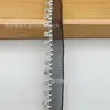 Renda de 1,6 cm de Largura de Lado Único com Strass e Miçangas Atacado Artesanal DIY Acessórios de Decoração para Mangas de Roupas Galão de Renda