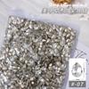 Joyería para Uñas Diamante Transparente Corazón de Melocotón Explosivo Cristal de Cristal Blanco Joyería Manicura Lote Completo Punta de Mariposa Diamante