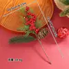 Cortes Navideños Transfronterizos Piñas Simuladas Ramo de Piñas Navideñas Simuladas Accesorios Decoración Festiva Frutas Navideñas Simuladas