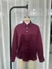 ZA comercio exterior 2020 primavera y otoño nuevo estilo europeo y americano para mujer solapa fila de botones dorados textura de satén de seda camisa