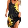 Vestido de Playa para Mujer de Comercio Transfronterizo de Amazon Europa y América 2022 Verano Casual Estampado Camisola
