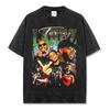 Cross-border American Hip Hop Linens Tory Lanez Estampado Camiseta de manga curta Lavado Manga comprida Solto Moletom com capuz