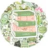 50 Estilo Ins Chica Verde Linda Dibujos Animados Pegatinas Cuaderno Teléfono Móvil Impermeable Manual Decorativo PVC Pegatinas Decorativas