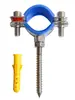 Abrazadera de Acero Inoxidable Soporte de Tubería Tornillo Sujetador de Tubería Aro Abrazadera de Tubería Clip de Soporte para Tubería PPR Tubería de Agua