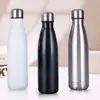 Botella de cola de boca pequeña de acero inoxidable 304 de doble capa Taza americana de bolos con aislamiento al vacío Botella de agua deportiva portátil para ciclismo