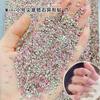 Celebridade da Internet Manicure Popular Mini Pequeno Fundo Pontiagudo Zircônia Diamante Formato Especial Super Brilho Mini Branco Micro Zircônio Decoração de Unha