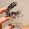 Pinza para Cabello de Media Cola Alta, Pinza Pequeña de Garra en Forma de V con Pedrería para Mujer, Accesorio para el Cabello de Pinza para Cola de Caballo