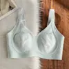 Sujetador ultrafino de encaje sin costuras transpirable para mujeres con busto grande, minimiza la apariencia, soporta los senos laterales, previene la flacidez, talla grande para mujeres con curvas, sujetador push-up