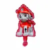 Nuevo Perro Patrulla Wangwang Mano Alienígena Palo Globo de Película de Aluminio Juguete de Cumpleaños Infantil Decoración de Fiesta