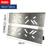 Soporte para Host de Computadora de Acero Inoxidable con Ruedas Base Desmontable para Oficina Hogar Estante para Host de Escritorio Venta al por Mayor en Stock