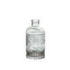 Mini Vaso de Vidro Francês Transparente Relevo Hidropônico Flores Arranjo de Flores Casamento Decoração de Mesa Enfeites Atacado