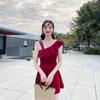 Traje de Baño para Mujer 2026 Fuente Termal, Una Pieza, Conservador, Adelgazante, Cubre Vientre, Estilo Coreano, Sexy, Estilo Hada Estudiante